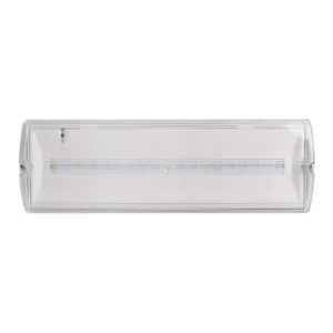 LAMPARA DE EMERGENCIA HERMÉTICA 6W (2x3W) 500LM LUZ BLANCA 6500K IP65 AUTONOMIA 03 HORAS 180-265V 50,000HRS CE RoHS