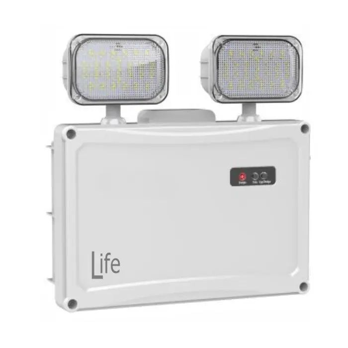 LUZ DE EMERGENCIA POWER EXTERIOR IP65 IK07 e INTERIORES 52LED 40W MAS DE 6HRS "LIFE" 200M2 POLICARBONATO 100% ORIGINAL