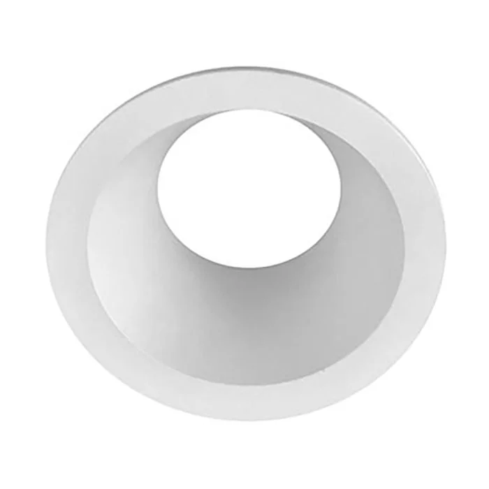 COBERTOR SEMI RECESADO LIGHT 1XGU10 D10.5CM C/BLANCO ARENADO NO INCL. LAMPARA INC. SOCKET GU10 220V/60HZ