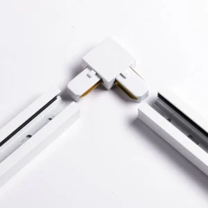 CONECTOR EN L LIGHT BLANCO PARA RIEL