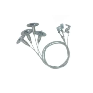 KIT SUSPENSION ACERO 1M PARA LUMINARIA PANEL