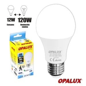 FOCO SENSOR RADAR 12W "OPALUX2 7200K,1000LM