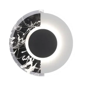 APLIQUE LED CCT "OPALUX" TRALEE BLANCO/NEGRO/HUMO DISEÑO