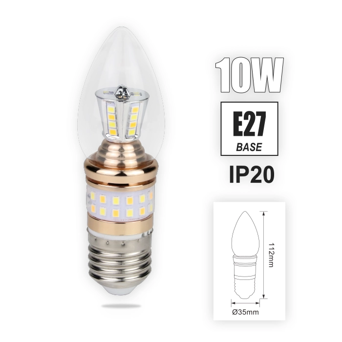 FOCO CORN TRICOLOR "OPALUX" 10W E27 VELA