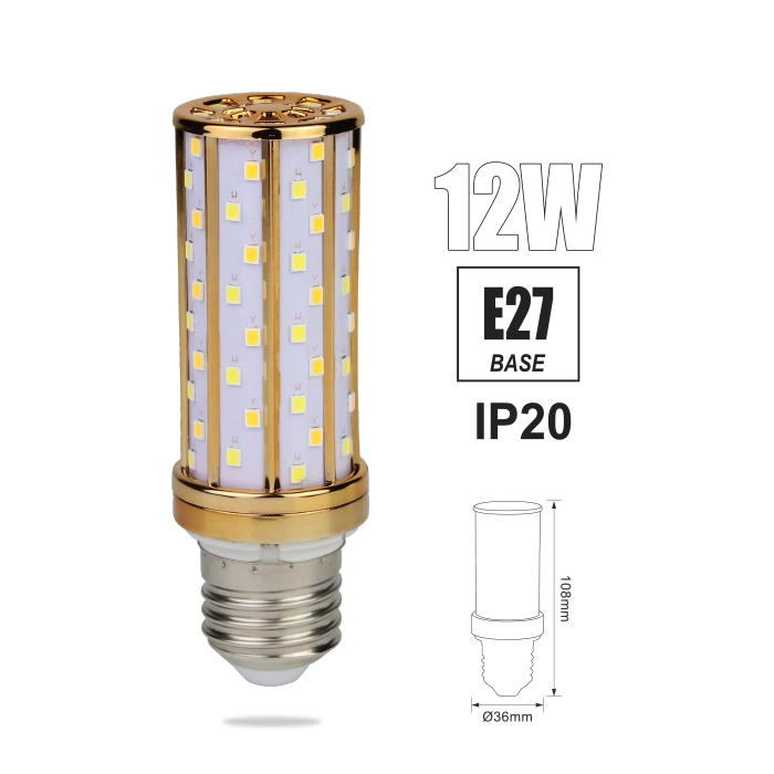 FOCO CORN TRICOLOR "OPALUX" 12W E27 CLASSIC