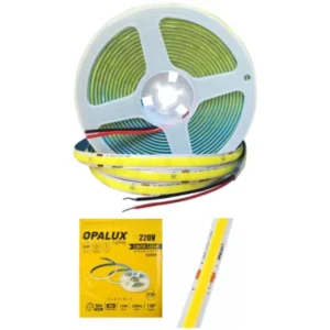 CINTA LED COB "OPALUX" 480LED/MT 5MTS 220V CÁLIDO