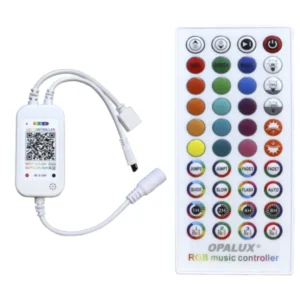 CONTROLADOR RGB "OPALUX" CON APLICATIVO MASTERX100