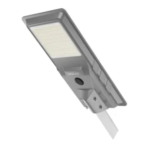 LUMINARIA PASTORAL SOLAR LED CON SENSOR RADAS Y FOTOCELDA "OPALUX" 500W 6000LM 288LEDS PANEL 6V 40W BAT 3.2V 48AH 3CCT (3000-4000-7200K) 90° IP66 IK08