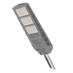 PASTORAL C/PANEL SOLAR LED, SENSOR Y FOTOCELDA "OPALUX" 300W 3300LM 3CCT (3000-4000-7200K) 180 LEDS PANEL 5V 20W IK08 IP66
