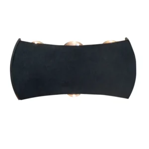 APLIQUE DE PARED "OPALUX" PYXIS 6 NEGRO